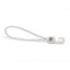 100mm White Mini Bungee Hook Tie Pack of 100