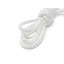 6mm White Polyester Braided Cord 100m