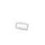 20mm White Rectangle Loop Pack of 100