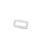 25mm White Rectangle Loop Pack of 100