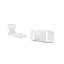 25mm White Curved Side Release Buckle Pack of 100