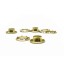 MGR04, 14.6mm ID, Brass Grommet Eyelet & Washer per 100