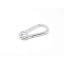8mm Carabiner, Zinc Plated Mild Steel With Eyelet