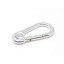 10mm Carabiner, Zinc Plated Mild Steel With Eyelet