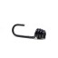 6mm Black Bungee Hook, Plastic Coated Wire Pack of 100