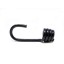 10mm Black Bungee Hook, Plastic Coated Wire Pack of 100