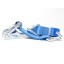12m Blue 50mm Load Securing Strap 5000Kg Rating With Claw Hooks