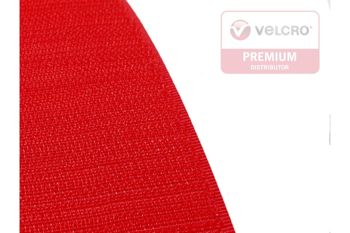 Velcro Brand Perforated Strap,8 in,Red,PK45 176042