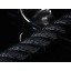 8mm Black, 3 Strand Polyester