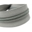 720cm Grey Spiral Zip 10mm Double Combi, 4 x Twin Tab, Non-Lock Slider