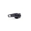 4mm Black Spiral Zip Slider, Single Tab, Auto-lock per 100