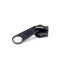 8mm Black Spiral Zip Slider, Single Tab, Non-lock per 100