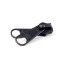 10mm Black Spiral Zip Slider, Twin Tab, Non-lock per 100